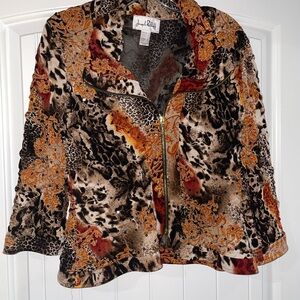 Joseph Ribkoff Women's Vibrant Animal Print Jacket